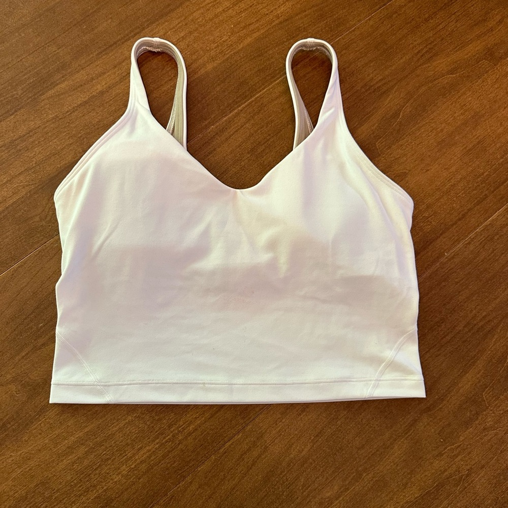 lululemon athletica Light Pink Longline Sports Bra